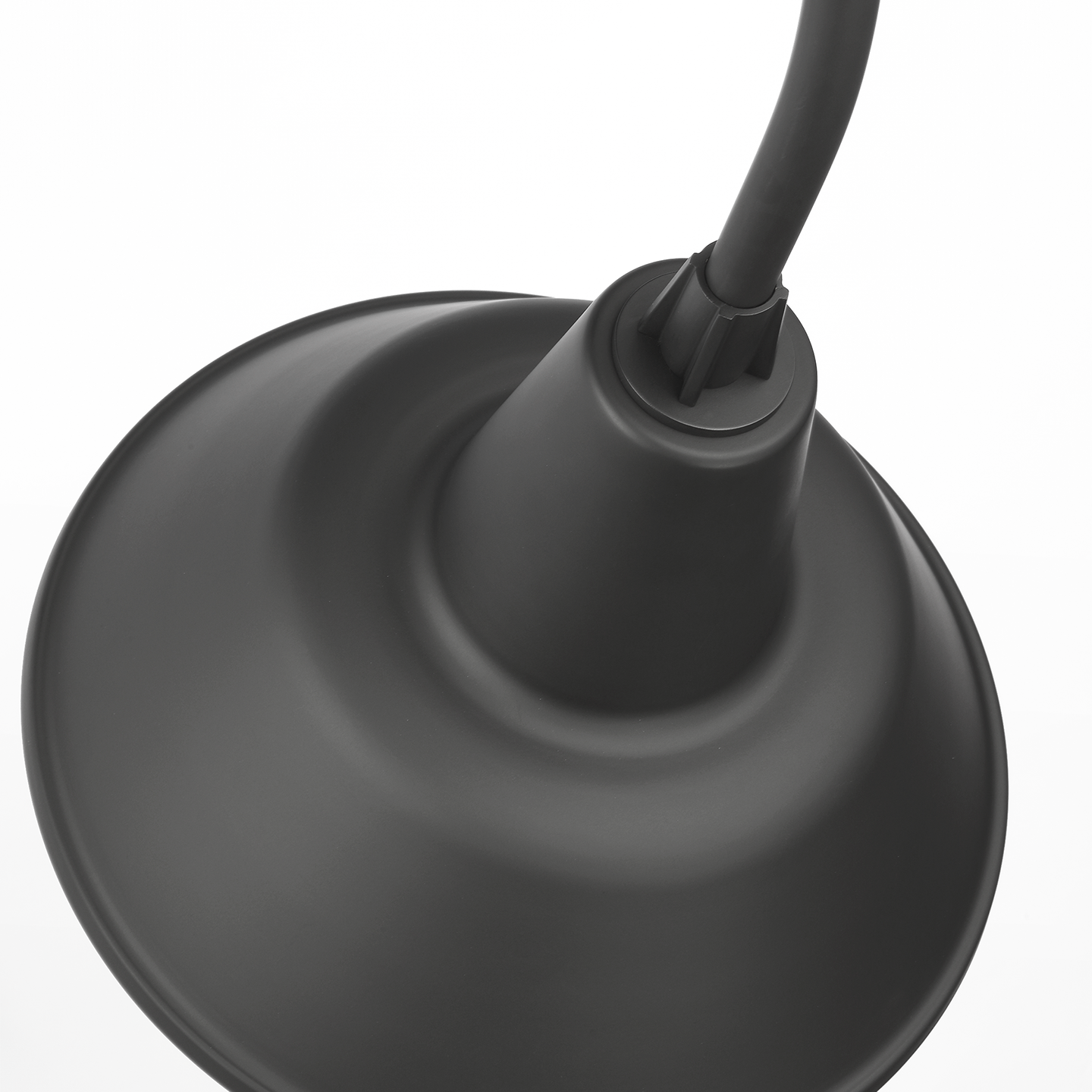 Academy 26.5" Anchored Larrabee Barn Light | Matte Black | 12.5 | 12.5" Matte Black Bowers Shade