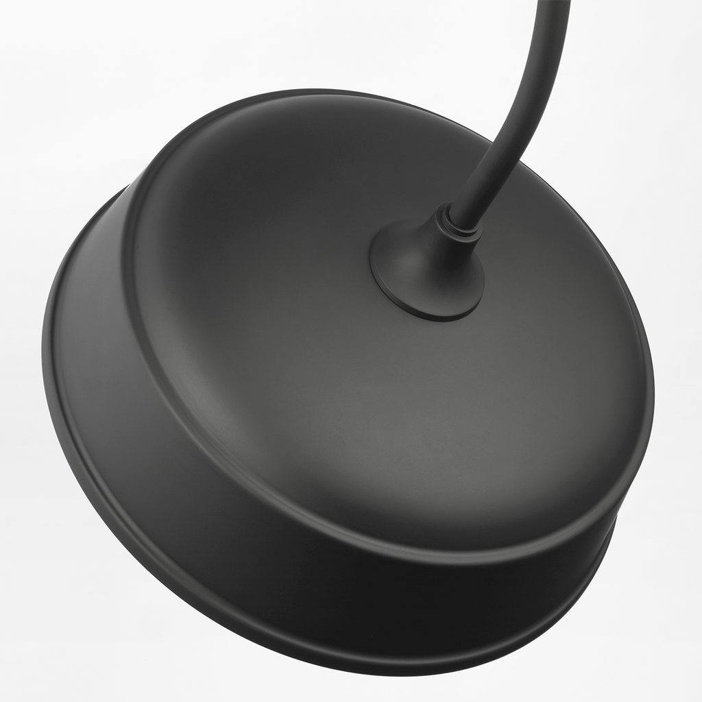 Academy 26.5" Anchored Larrabee Barn Light | Matte Black | 16 | 16" Matte Black Rockhouse Shade