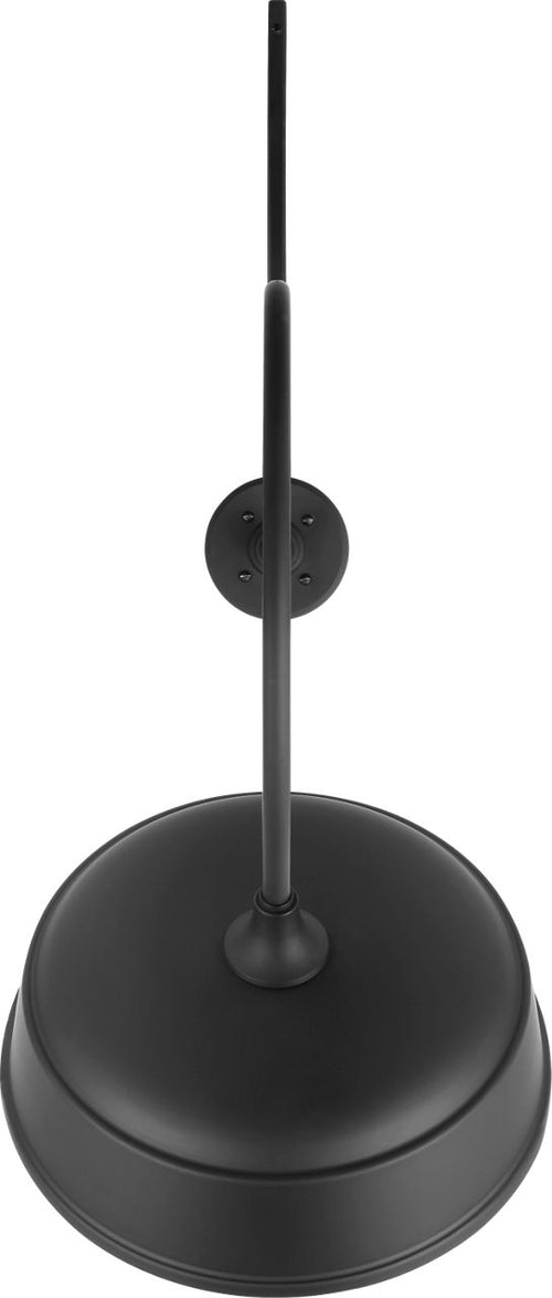 Academy 26.5" Anchored Larrabee Barn Light | Matte Black | 16 | 16" Matte Black Rockhouse Shade