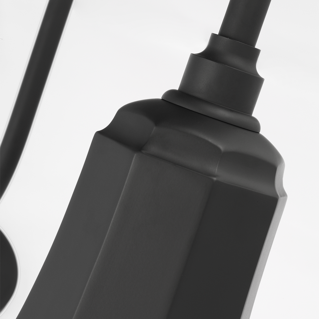 Academy 26.5" Anchored Larrabee Barn Light | Matte Black | 7.5 | 7.5" Matte Black Savannah Shade