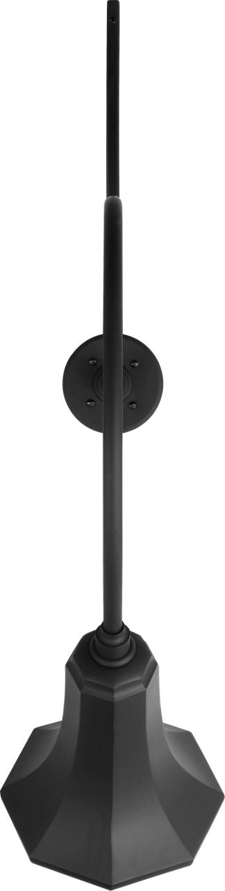 Academy 26.5" Anchored Larrabee Barn Light | Matte Black | 9.25 | 9.25" Matte Black Savannah Shade