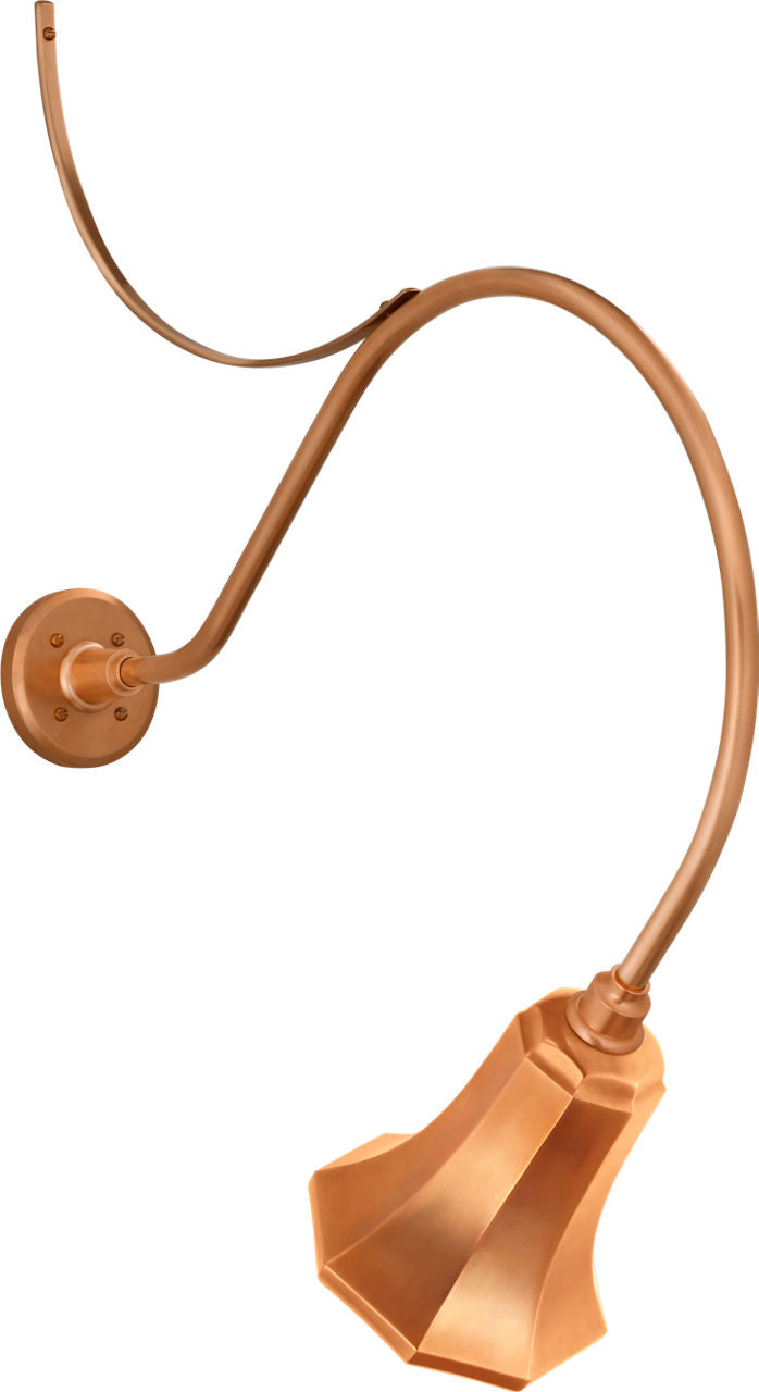Academy 26.5" Anchored Larrabee Barn Light | Soft Copper | 7.5\