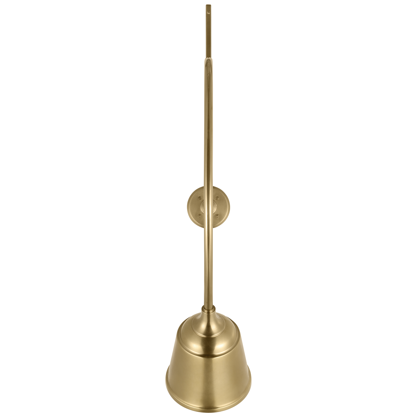 Academy 36" Anchored Larrabee Barn Light | Hand-Rubbed Antique Brass | 8 | 8" Hand-Rubbed Antique Brass Rockhouse Shade