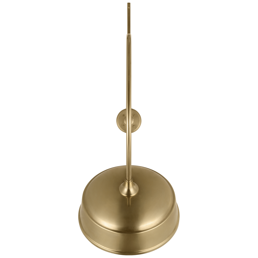 Academy 36" Anchored Larrabee Barn Light | Hand-Rubbed Antique Brass | 16 | 16" Hand-Rubbed Antique Brass Rockhouse Shade