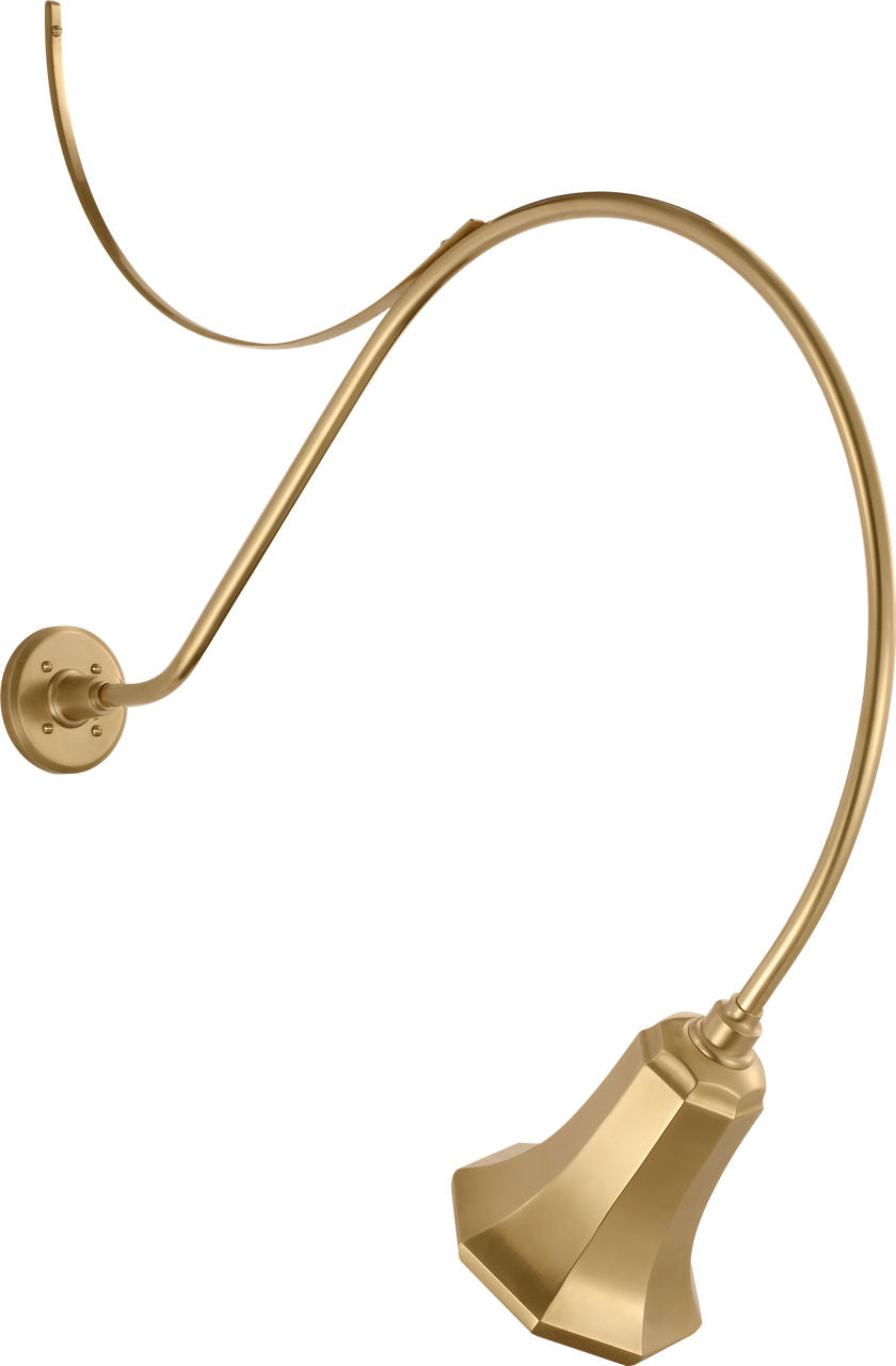 Academy 36" Anchored Larrabee Barn Light | Hand-Rubbed Antique Brass | 7.5 | 7.5" Hand-Rubbed Antique Brass Savannah Shade