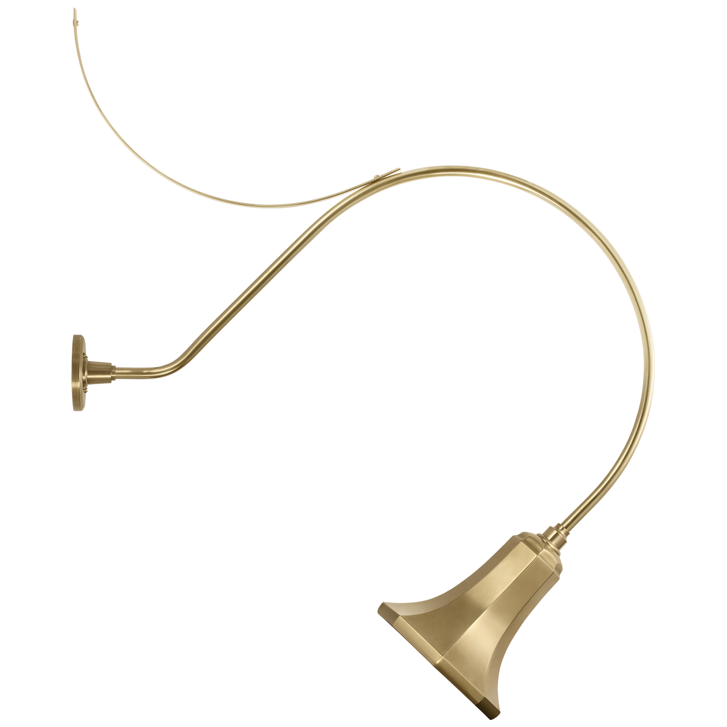 Academy 36" Anchored Larrabee Barn Light | Hand-Rubbed Antique Brass | 9.25 | 9.25" Hand-Rubbed Antique Brass Savannah Shade