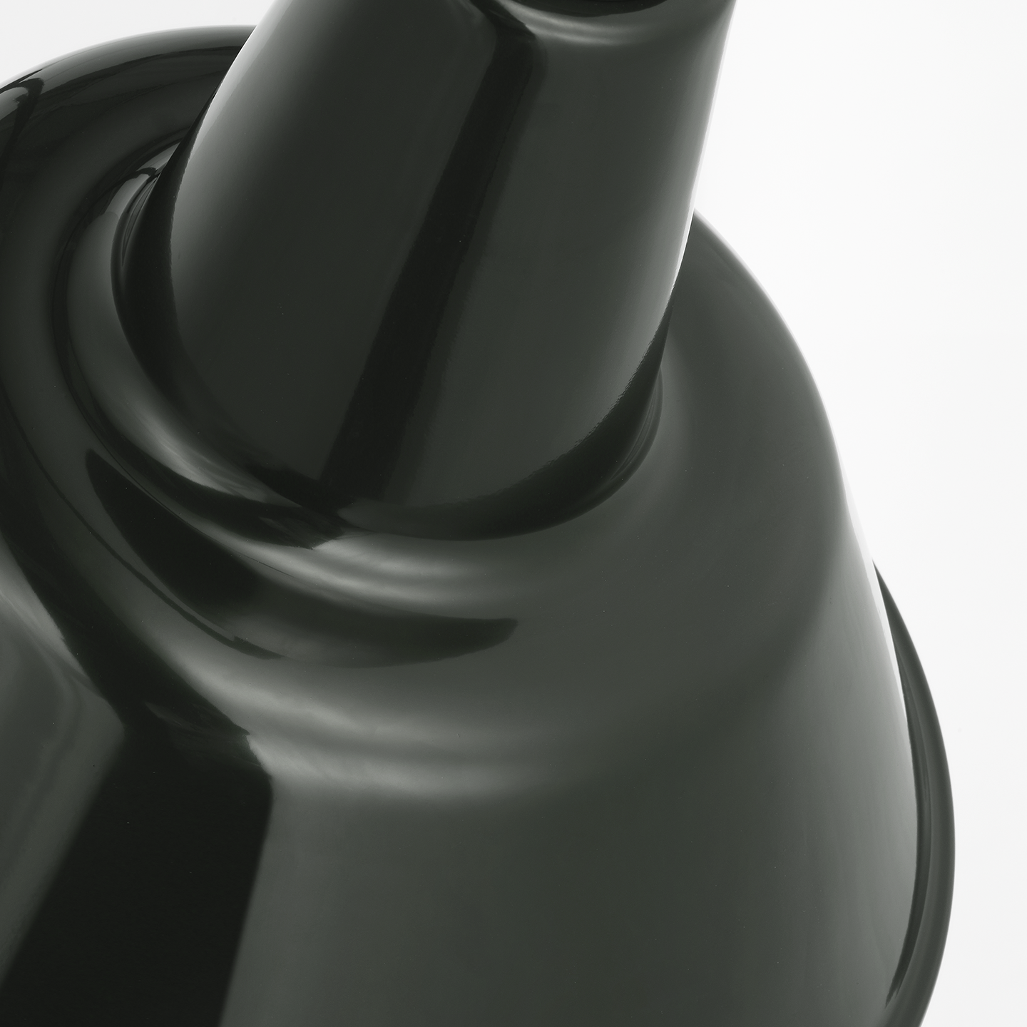 Academy 36" Anchored Larrabee Barn Light | Matte Black | 12.5 | 12.5" Green Bowers Shade