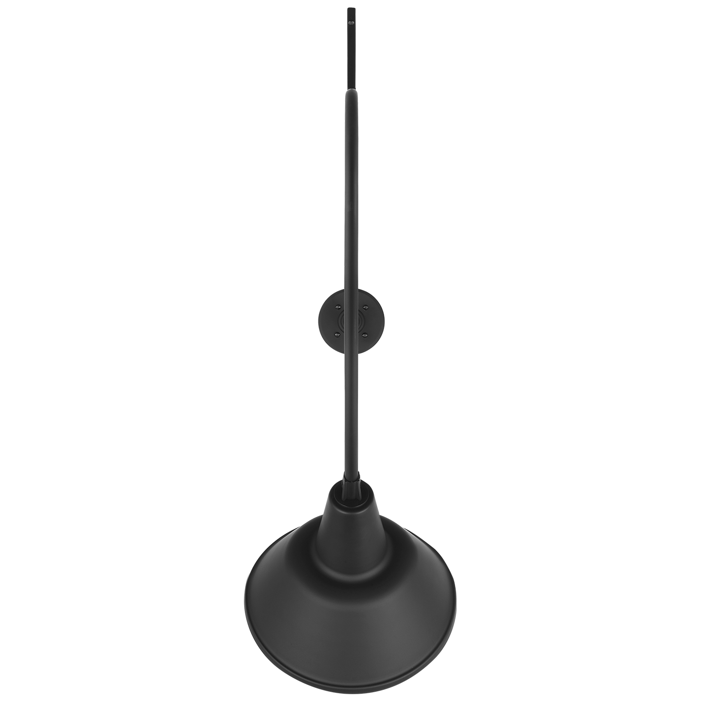 Academy 36" Anchored Larrabee Barn Light | Matte Black | 12.5 | 12.5" Matte Black Bowers Shade