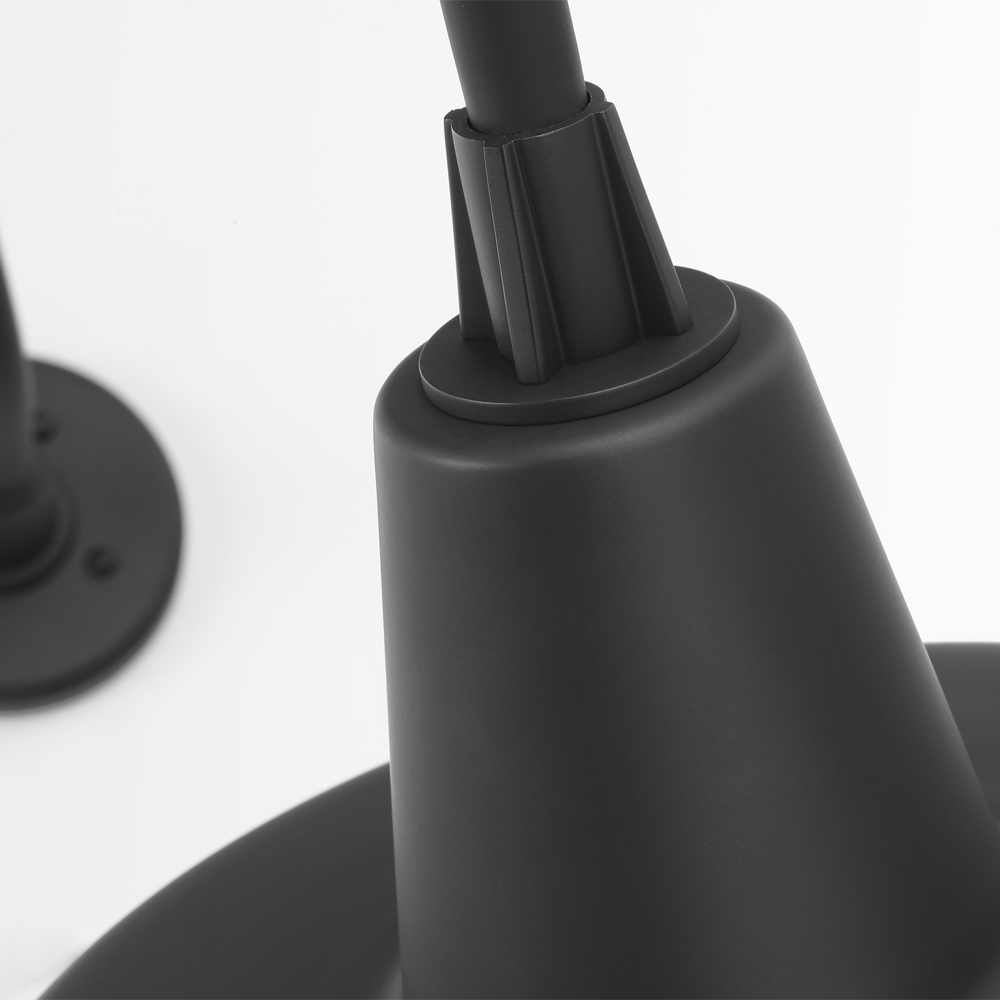Academy 36" Anchored Larrabee Barn Light | Matte Black | 16 | 16" Matte Black Bowers Shade