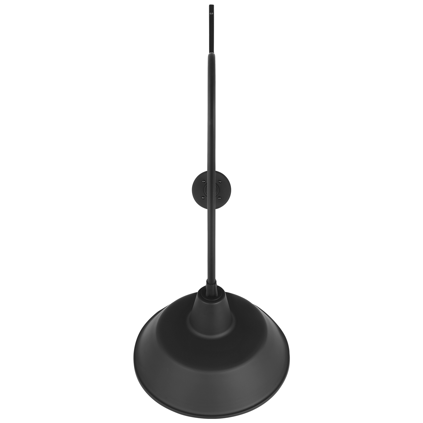 Academy 36" Anchored Larrabee Barn Light | Matte Black | 16 | 16" Matte Black Bowers Shade