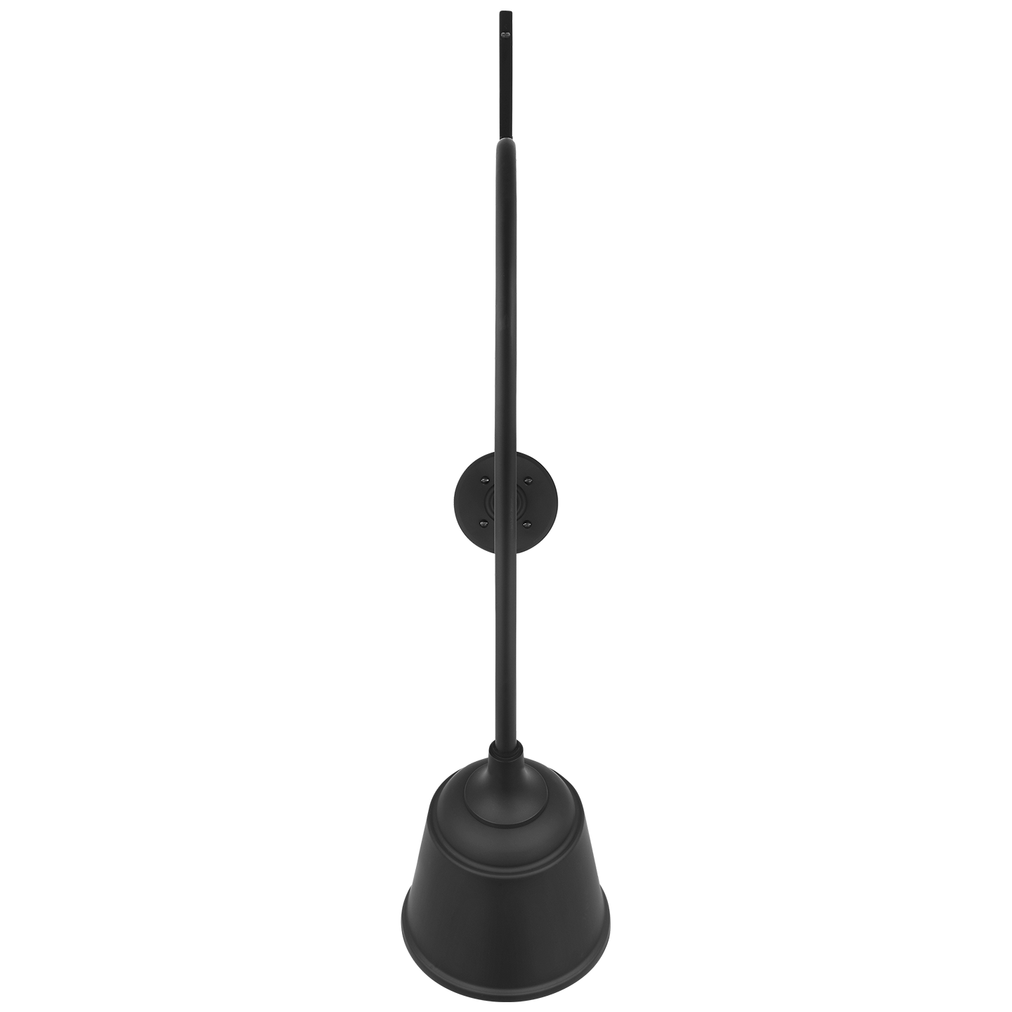 Academy 36" Anchored Larrabee Barn Light | Matte Black | 8 | 8" Matte Black Rockhouse Shade