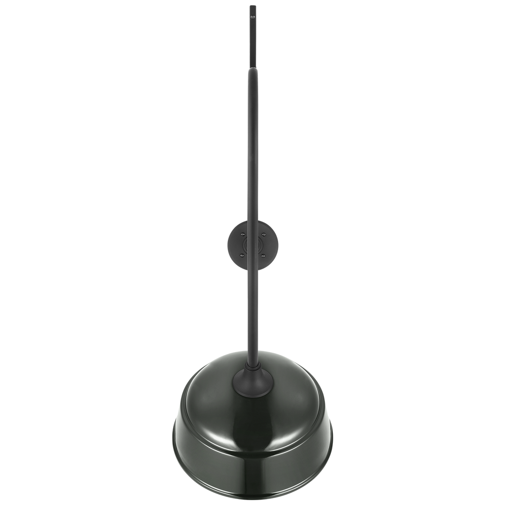Academy 36" Anchored Larrabee Barn Light | Matte Black | 12.5 | 12.5" Green Rockhouse Shade