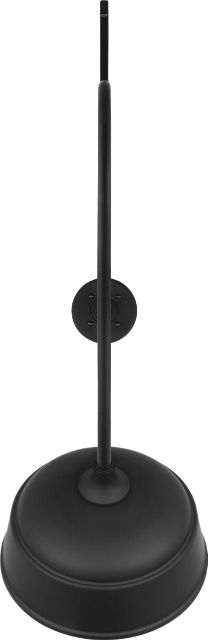 Academy 36" Anchored Larrabee Barn Light | Matte Black | 12.5 | 12.5" Matte Black Rockhouse Shade