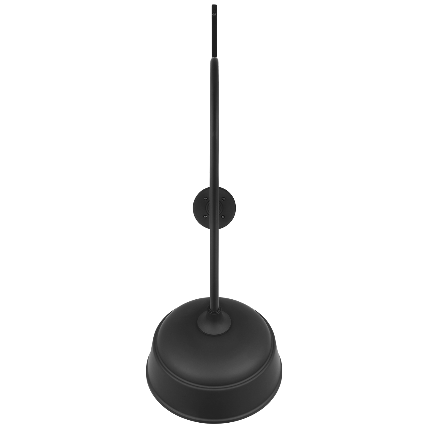 Academy 36" Anchored Larrabee Barn Light | Matte Black | 12.5 | 12.5" Matte Black Rockhouse Shade