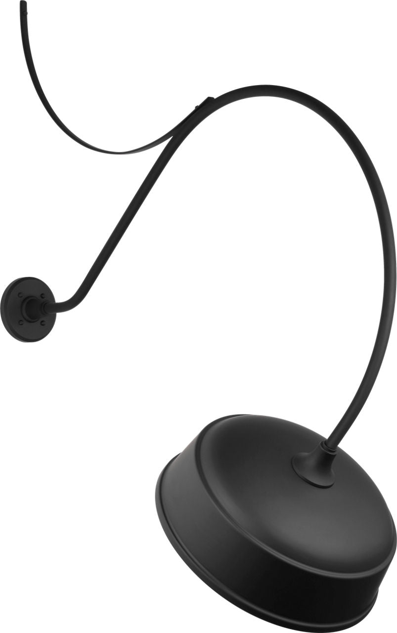 Academy 36" Anchored Larrabee Barn Light | Matte Black | 16 | 16" Matte Black Rockhouse Shade