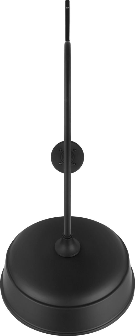 Academy 36" Anchored Larrabee Barn Light | Matte Black | 16 | 16" Matte Black Rockhouse Shade