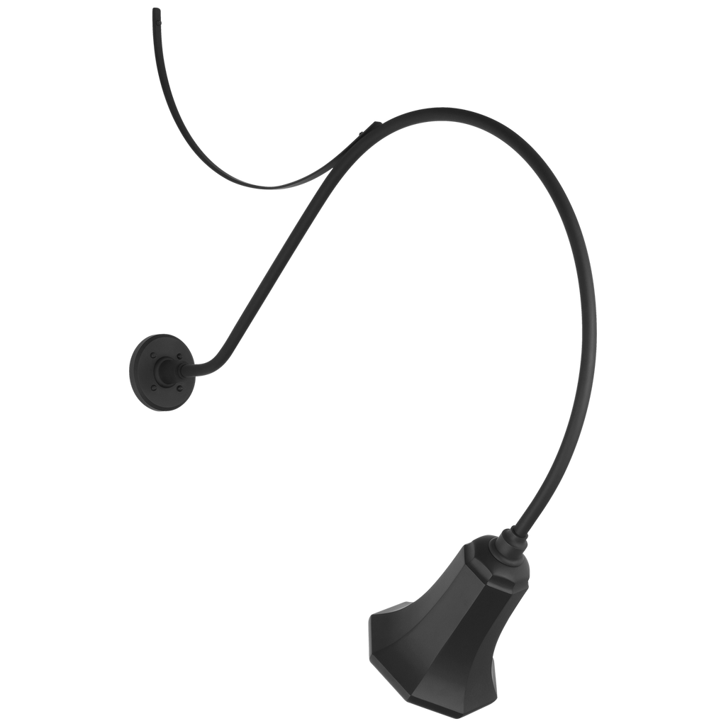 Academy 36" Anchored Larrabee Barn Light | Matte Black | 7.5 | 7.5" Matte Black Savannah Shade