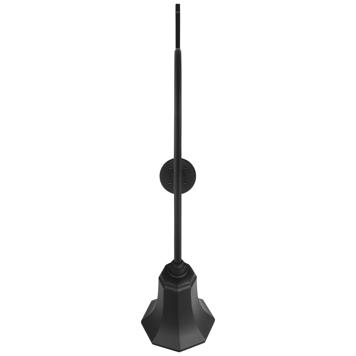 Academy 36" Anchored Larrabee Barn Light | Matte Black | 7.5 | 7.5" Matte Black Savannah Shade