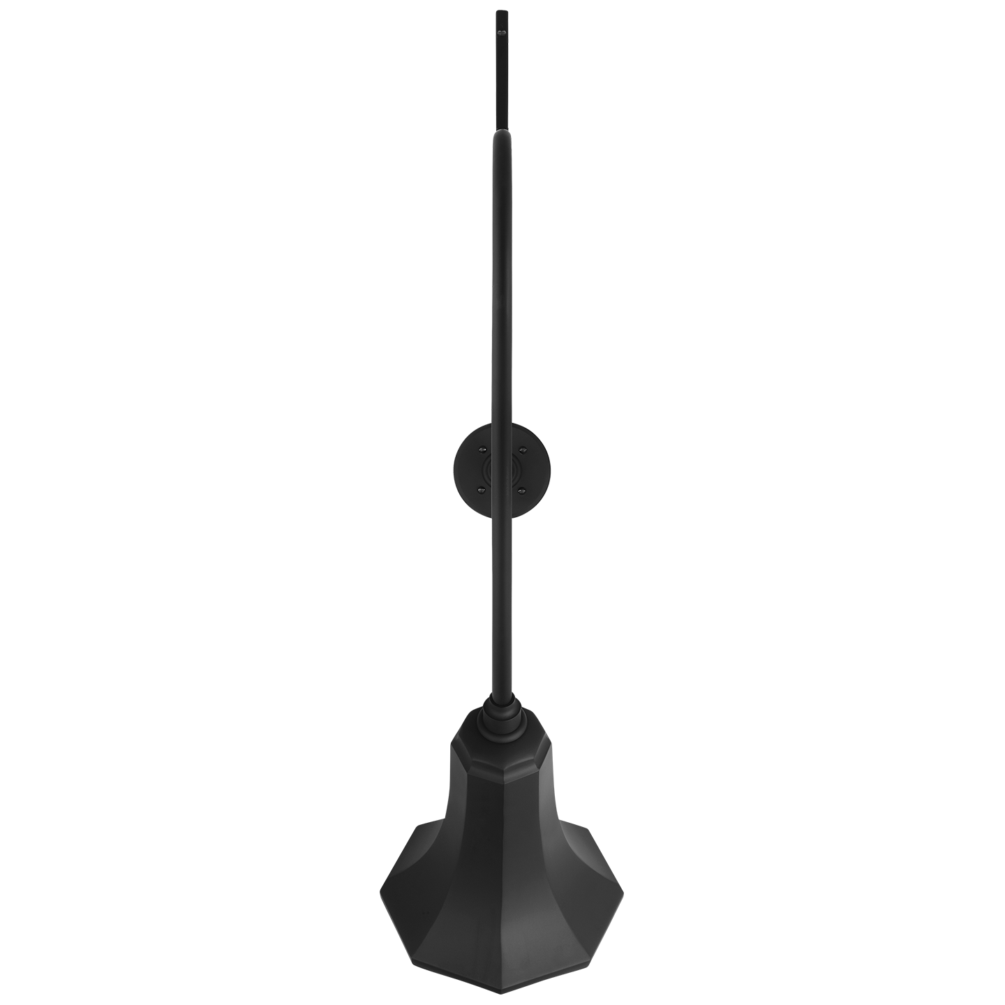 Academy 36" Anchored Larrabee Barn Light | Matte Black | 9.25 | 9.25" Matte Black Savannah Shade