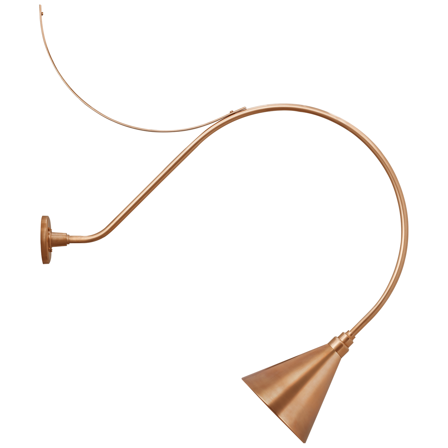 Academy 36" Anchored Larrabee Barn Light | Soft Copper | 9\