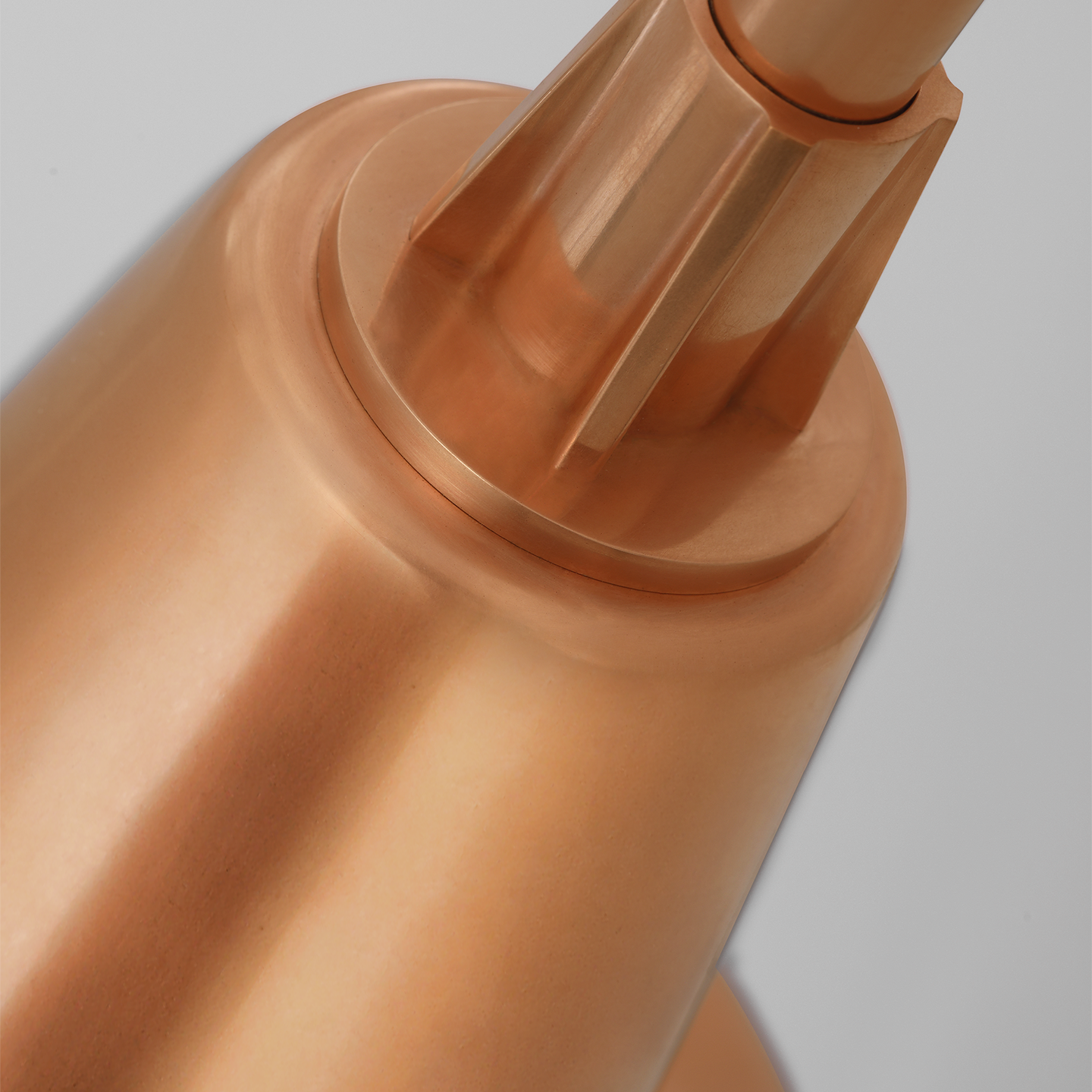 Academy 36" Anchored Larrabee Barn Light | Soft Copper | 12.5 | 12.5" Soft Copper Bowers Shade