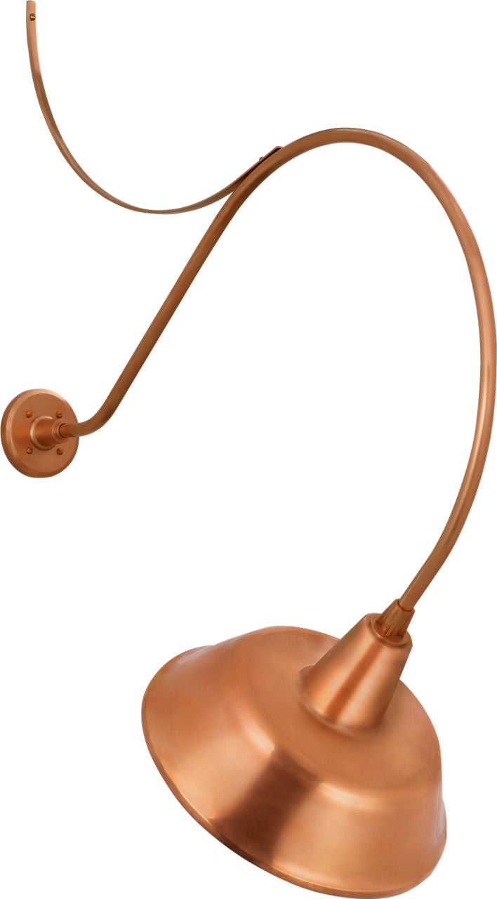 Academy 36" Anchored Larrabee Barn Light | Soft Copper | 16 | 16" Soft Copper Bowers Shade