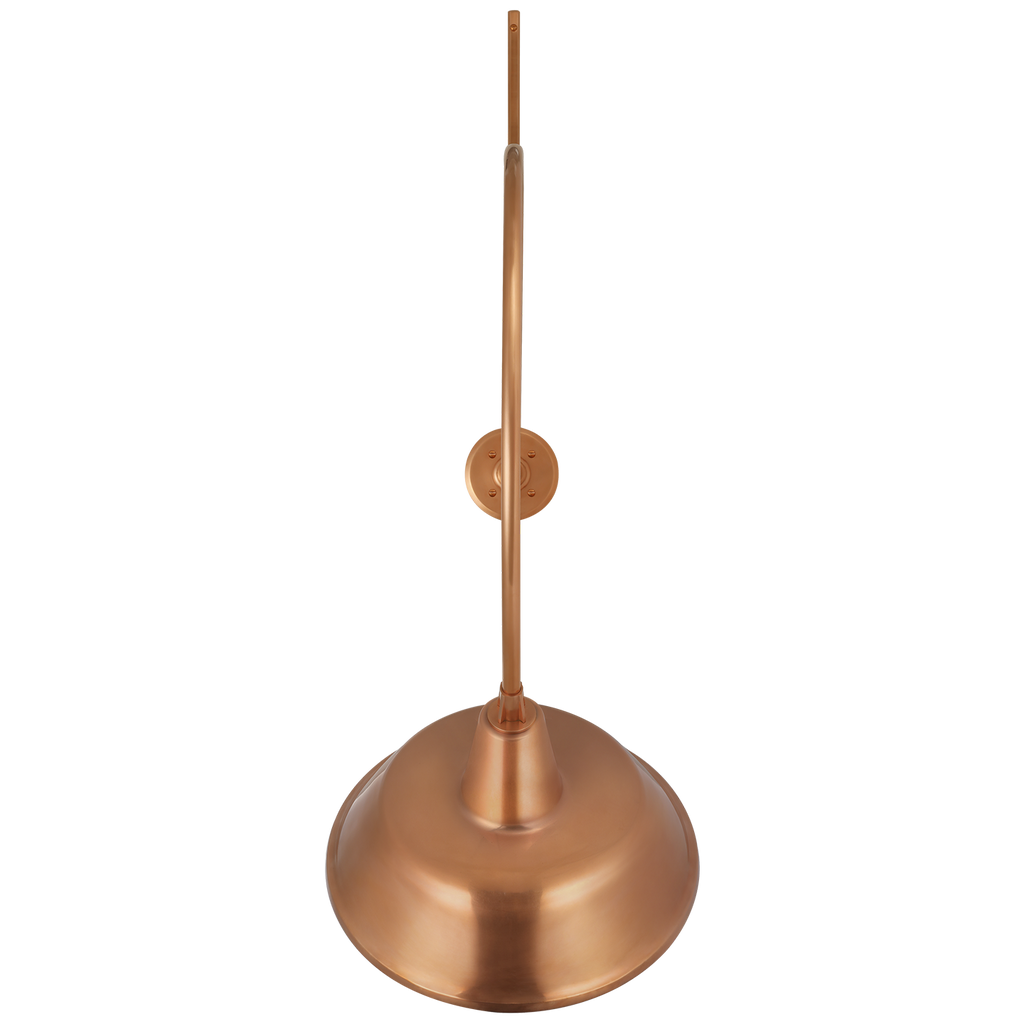 Academy 36" Anchored Larrabee Barn Light | Soft Copper | 16 | 16" Soft Copper Bowers Shade
