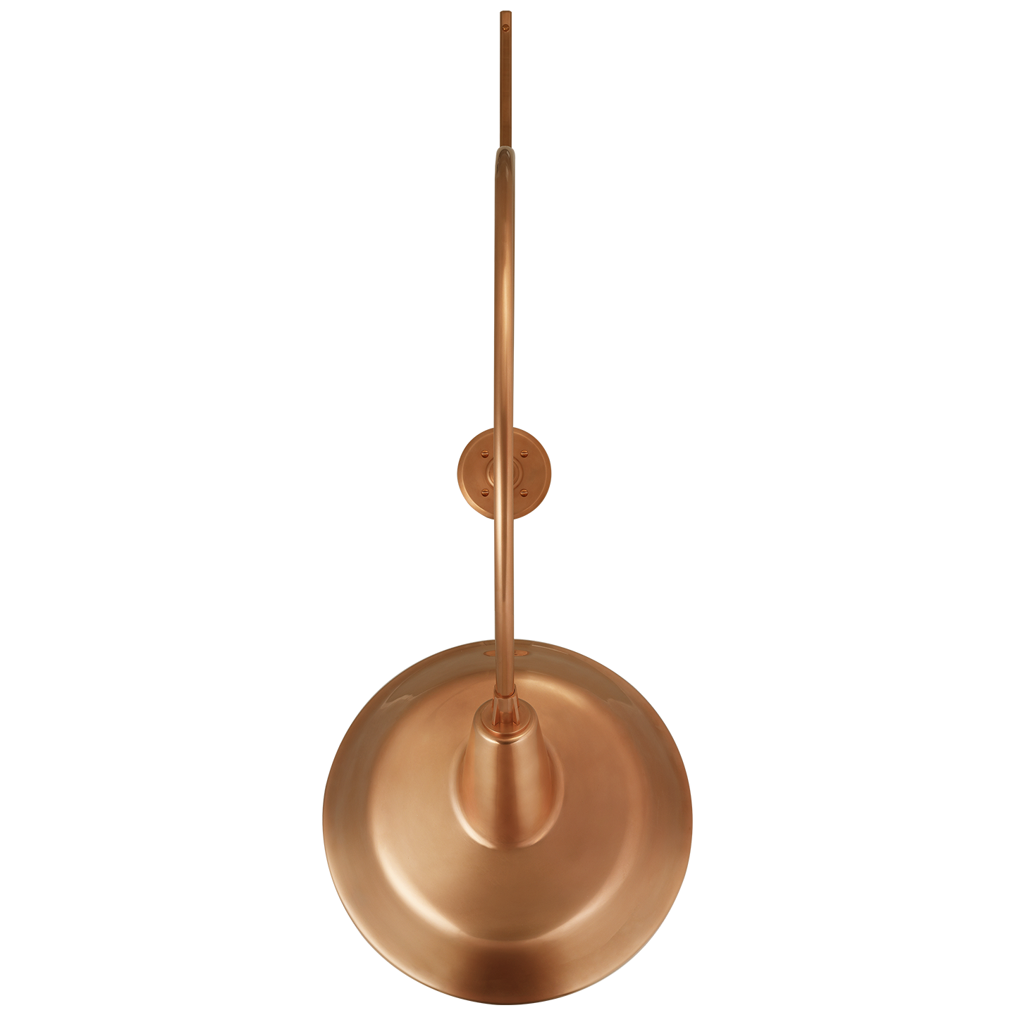 Academy 36" Anchored Larrabee Barn Light | Soft Copper | 16 | 16" Soft Copper Tilted Bowers Shade