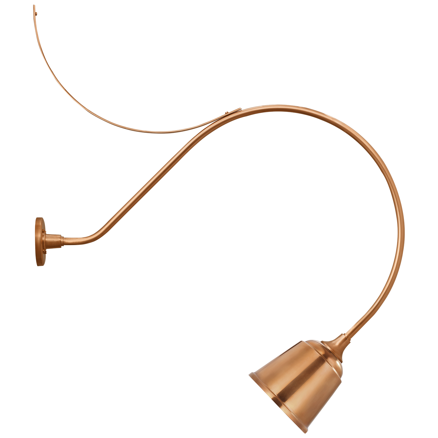 Academy 36" Anchored Larrabee Barn Light | Soft Copper | 8\