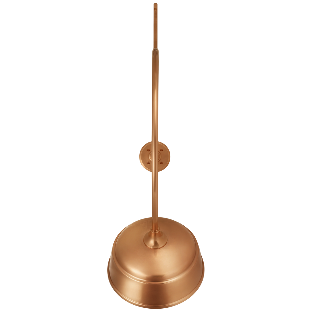 Academy 36" Anchored Larrabee Barn Light | Soft Copper | 12.5 | 12.5" Soft Copper Rockhouse Shade