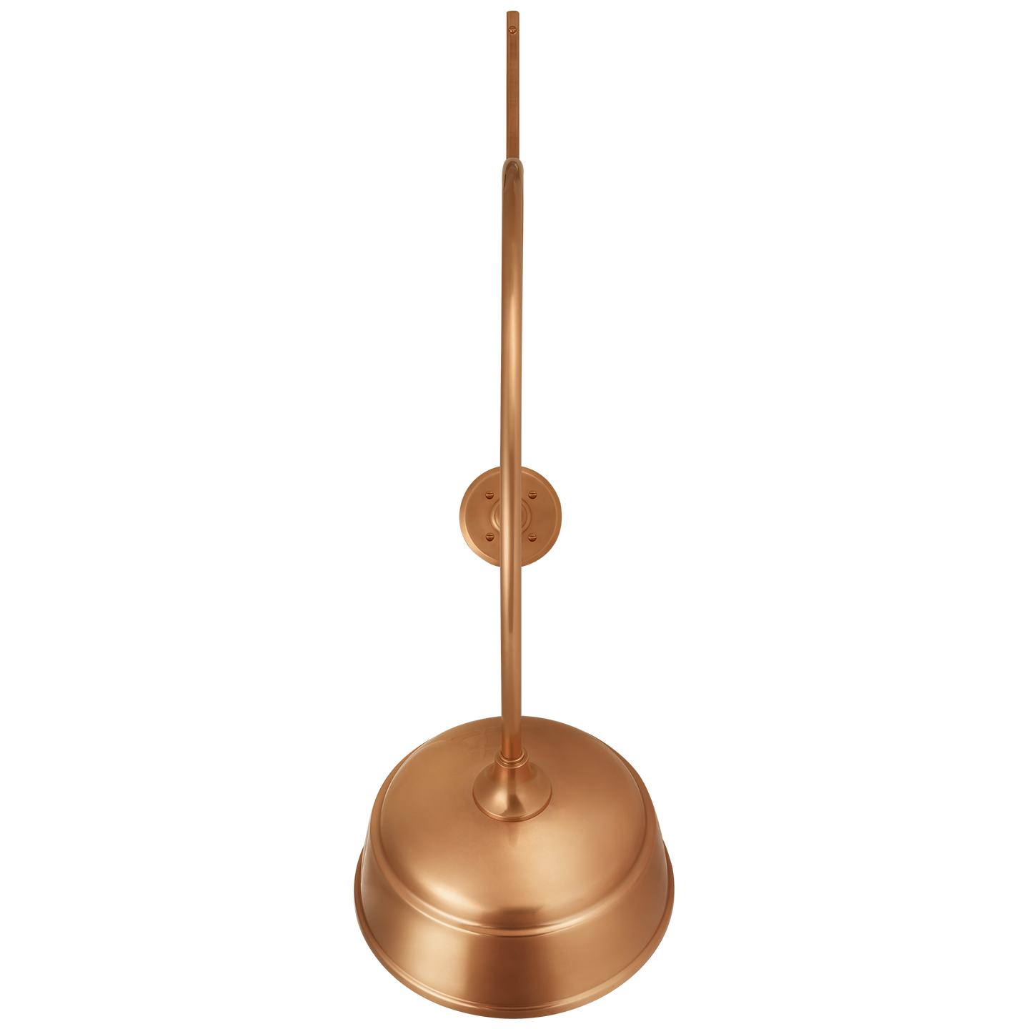 Academy 36" Anchored Larrabee Barn Light | Soft Copper | 12.5 | 12.5" Soft Copper Rockhouse Shade