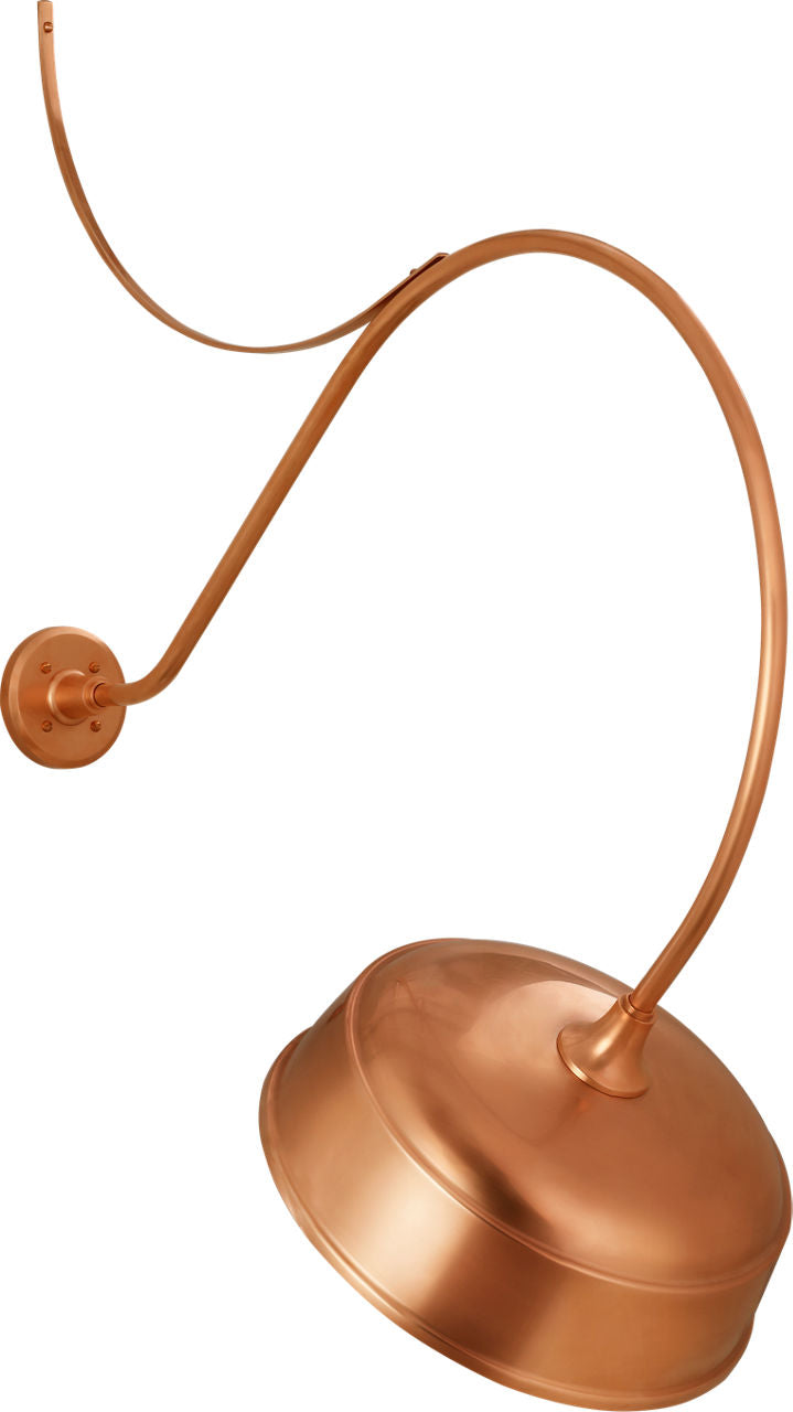 Academy 36" Anchored Larrabee Barn Light | Soft Copper | 16 | 16" Soft Copper Rockhouse Shade