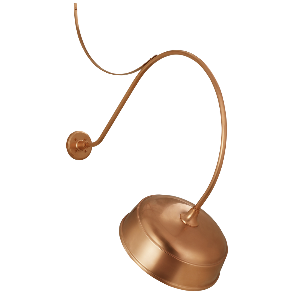 Academy 36" Anchored Larrabee Barn Light | Soft Copper | 16 | 16" Soft Copper Rockhouse Shade