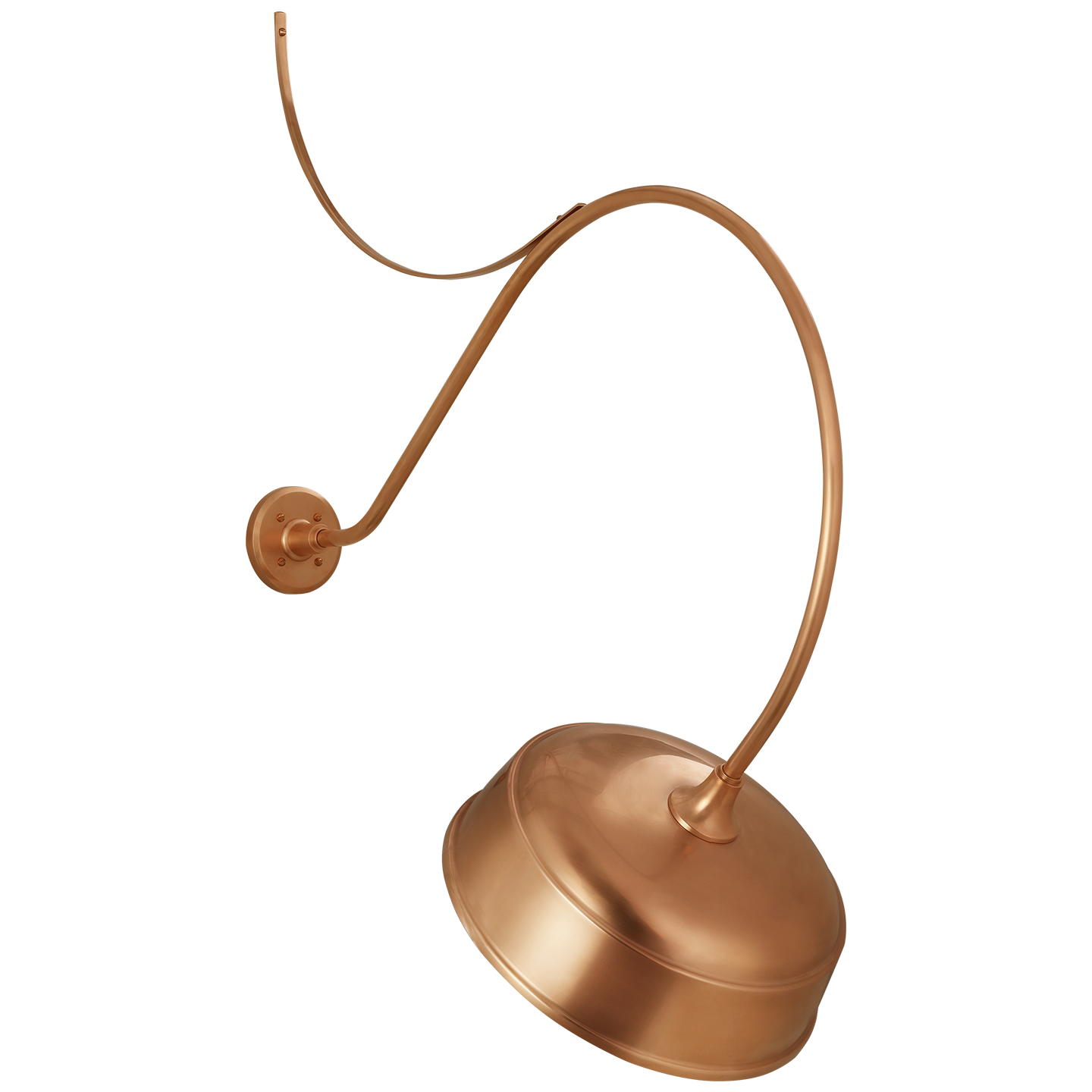Academy 36" Anchored Larrabee Barn Light | Soft Copper | 16 | 16" Soft Copper Rockhouse Shade