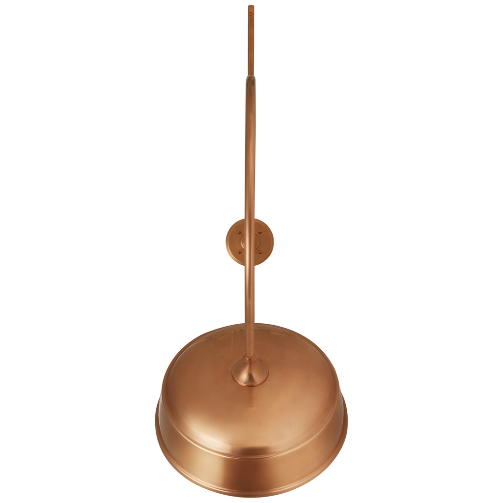 Academy 36" Anchored Larrabee Barn Light | Soft Copper | 16 | 16" Soft Copper Rockhouse Shade