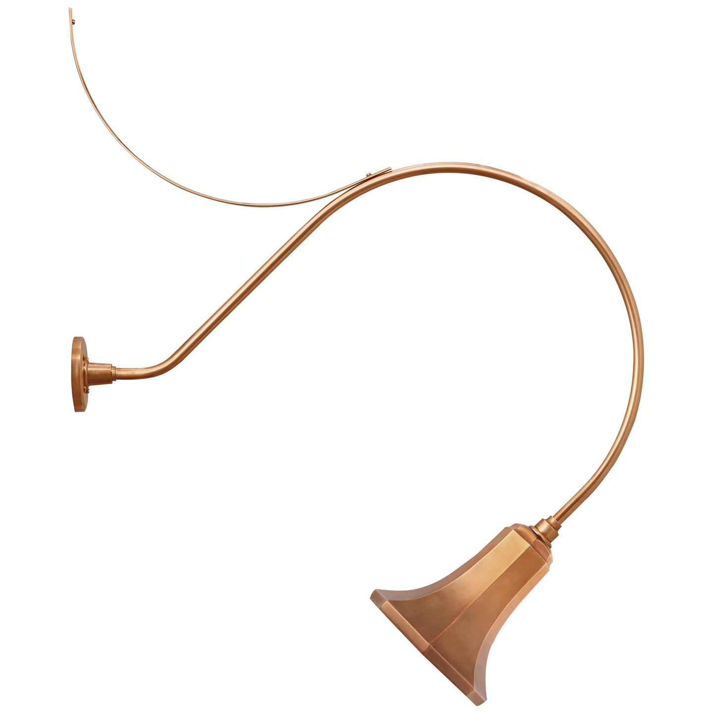 Academy 36" Anchored Larrabee Barn Light | Soft Copper | 9.25\