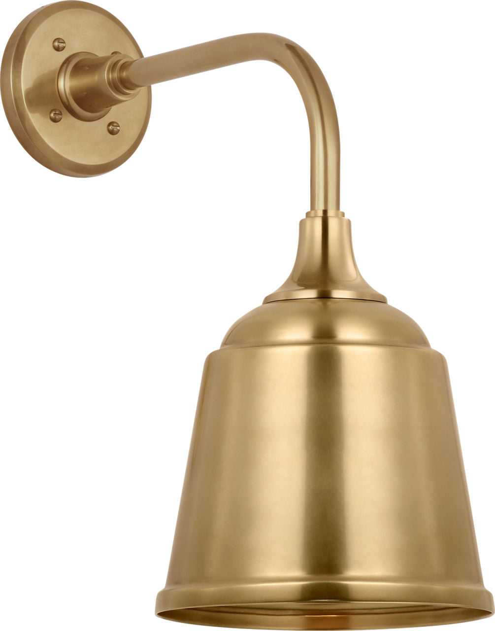 Academy 11" Rex Barn Light | Hand-Rubbed Antique Brass | 8 | 8" Hand-Rubbed Antique Brass Rockhouse Shade