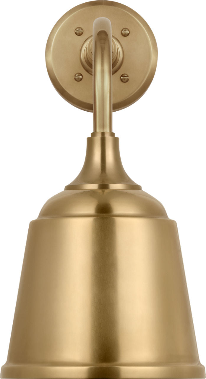 Academy 11" Rex Barn Light | Hand-Rubbed Antique Brass | 8 | 8" Hand-Rubbed Antique Brass Rockhouse Shade