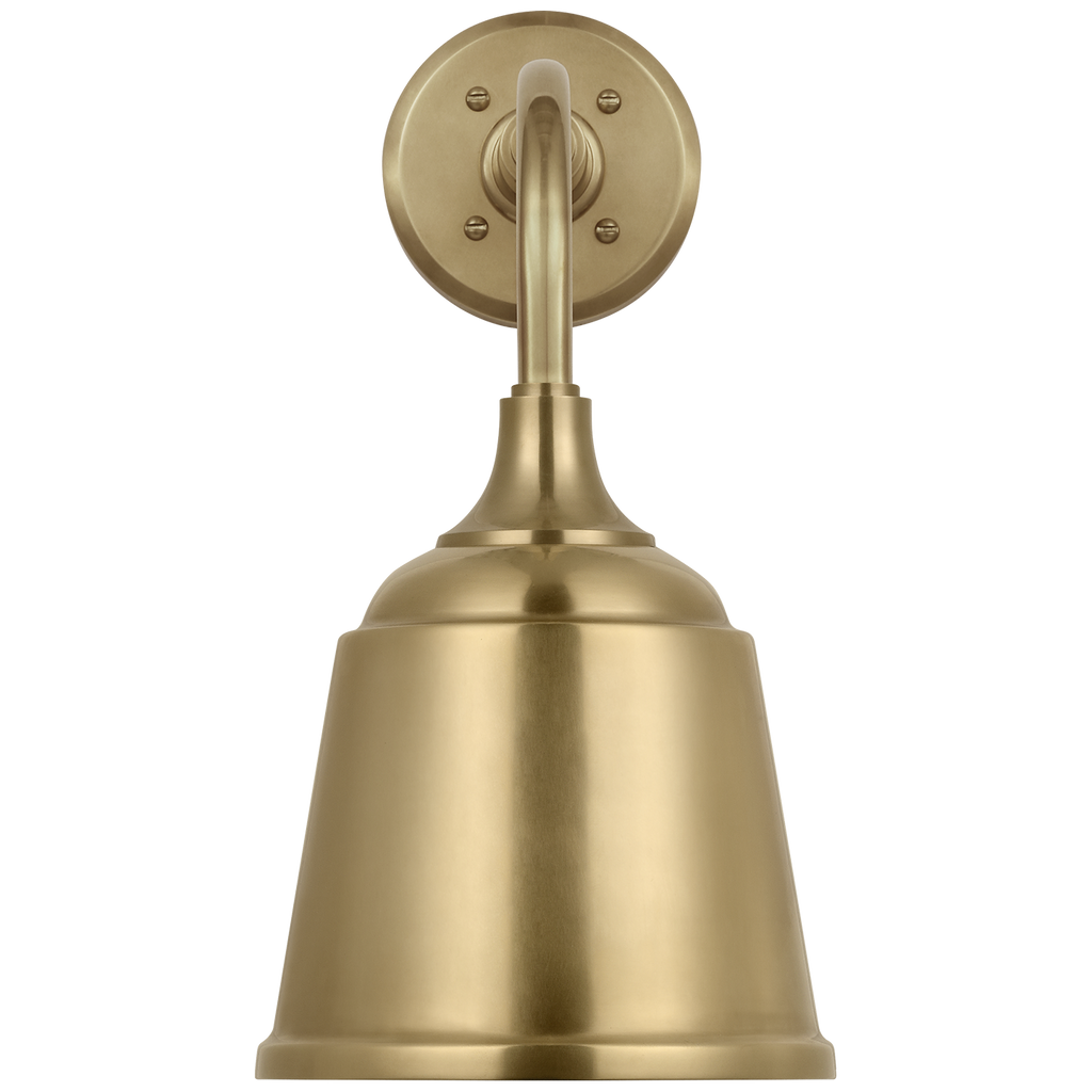 Academy 11" Rex Barn Light | Hand-Rubbed Antique Brass | 8 | 8" Hand-Rubbed Antique Brass Rockhouse Shade