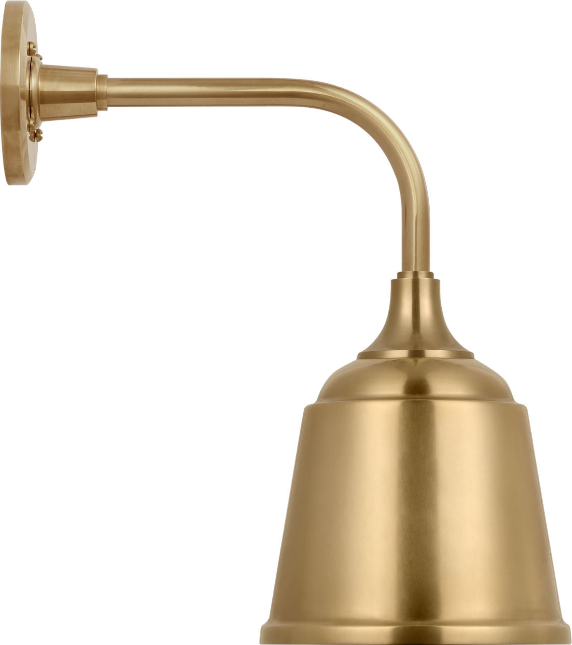 Academy 11" Rex Barn Light | Hand-Rubbed Antique Brass | 8 | 8" Hand-Rubbed Antique Brass Rockhouse Shade