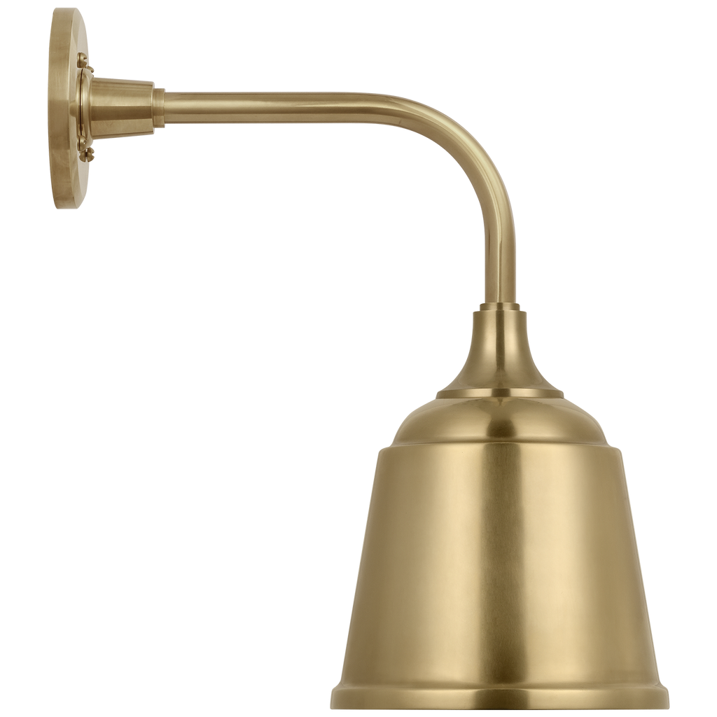 Academy 11" Rex Barn Light | Hand-Rubbed Antique Brass | 8 | 8" Hand-Rubbed Antique Brass Rockhouse Shade