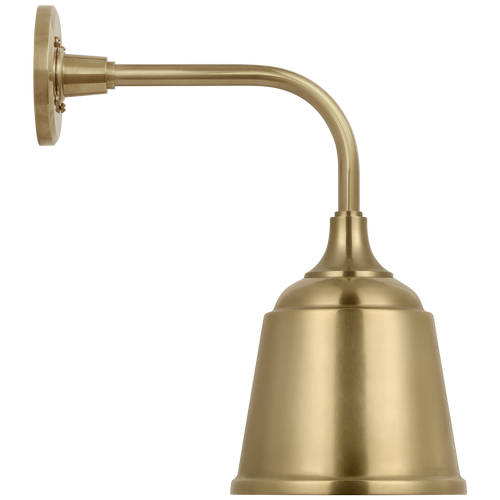 Academy 11" Rex Barn Light | Hand-Rubbed Antique Brass | 8 | 8" Hand-Rubbed Antique Brass Rockhouse Shade
