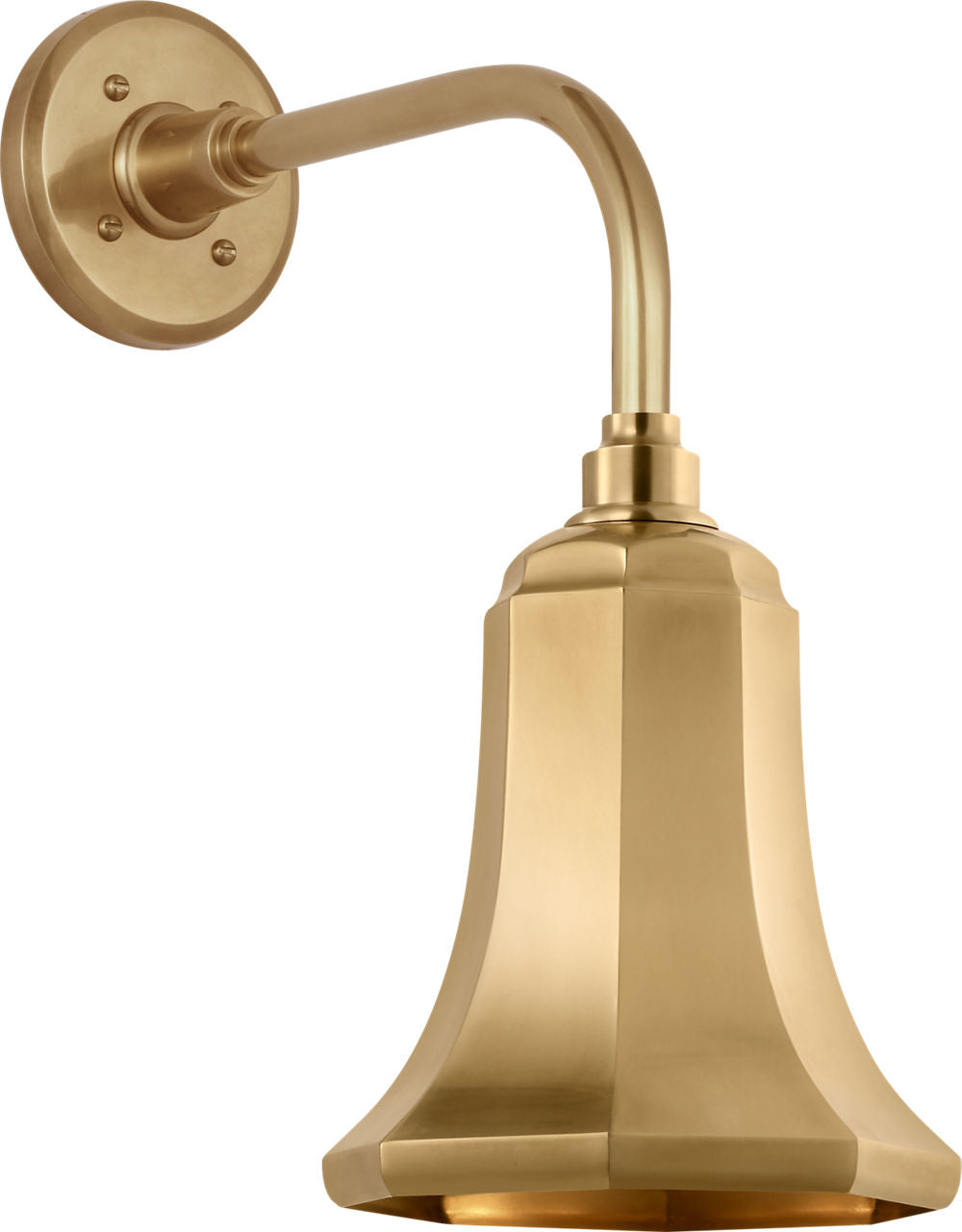 Academy 11" Rex Barn Light | Hand-Rubbed Antique Brass | 7.5 | 7.5" Hand-Rubbed Antique Brass Savannah Shade
