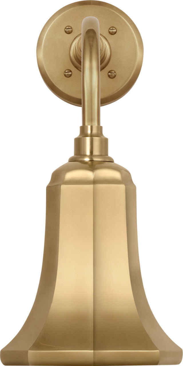 Academy 11" Rex Barn Light | Hand-Rubbed Antique Brass | 7.5 | 7.5" Hand-Rubbed Antique Brass Savannah Shade