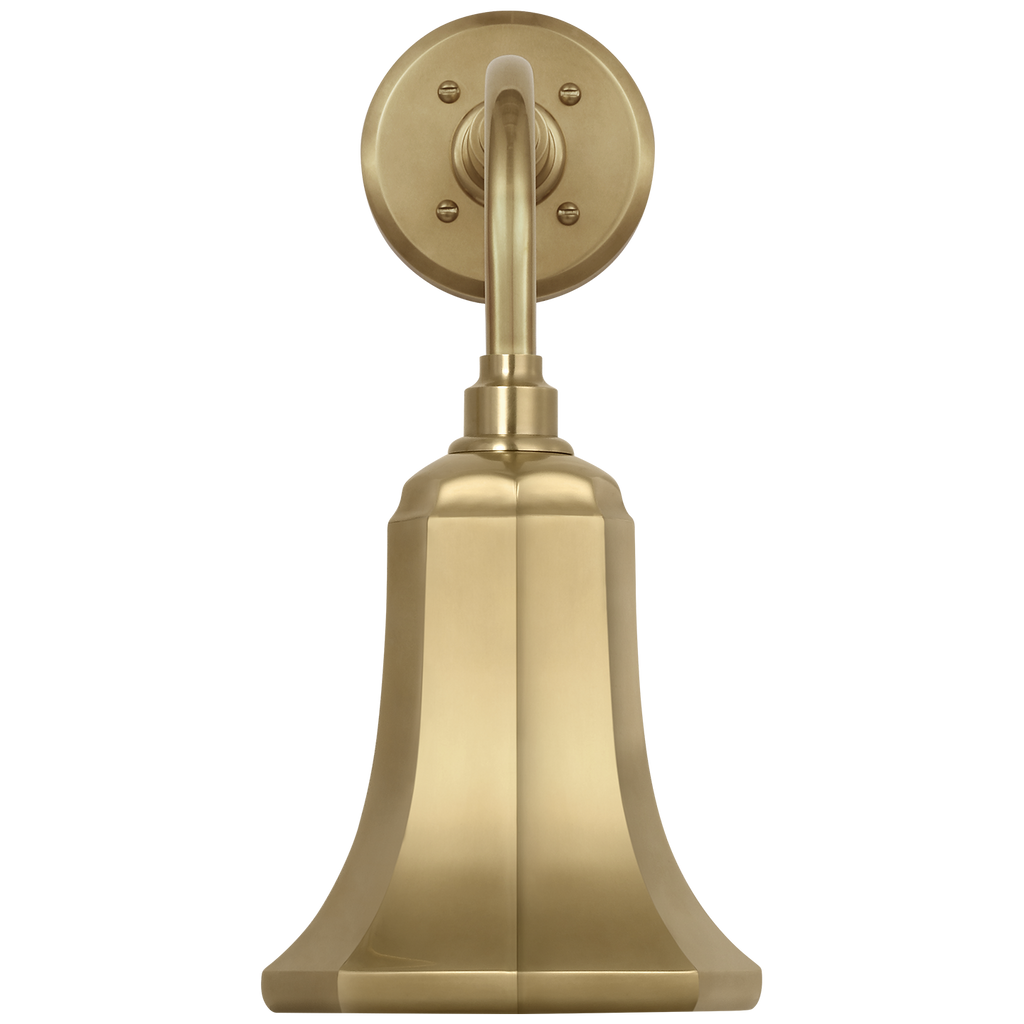 Academy 11" Rex Barn Light | Hand-Rubbed Antique Brass | 7.5 | 7.5" Hand-Rubbed Antique Brass Savannah Shade