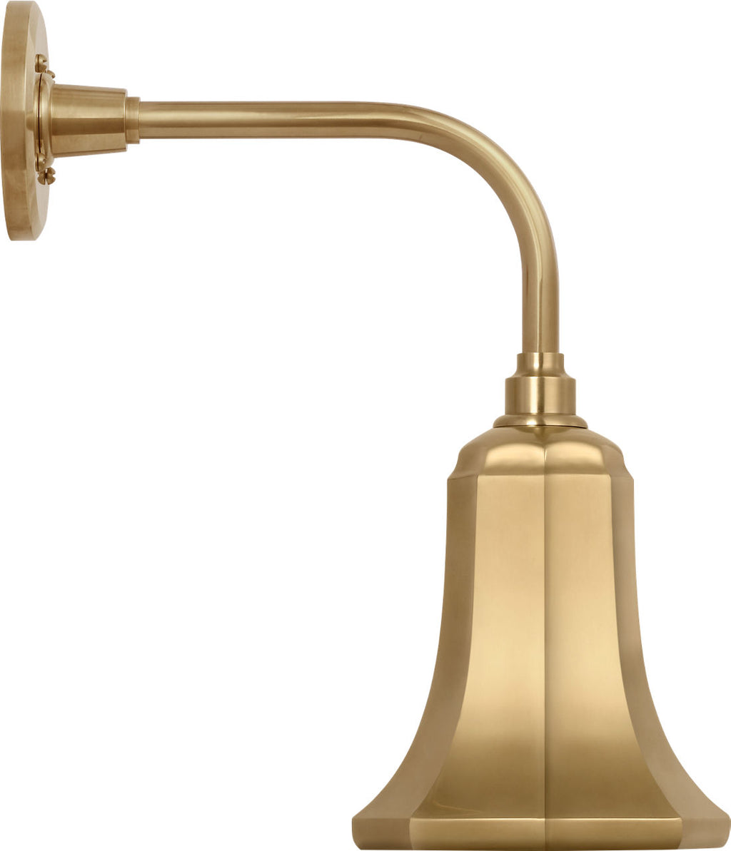 Academy 11" Rex Barn Light | Hand-Rubbed Antique Brass | 7.5 | 7.5" Hand-Rubbed Antique Brass Savannah Shade