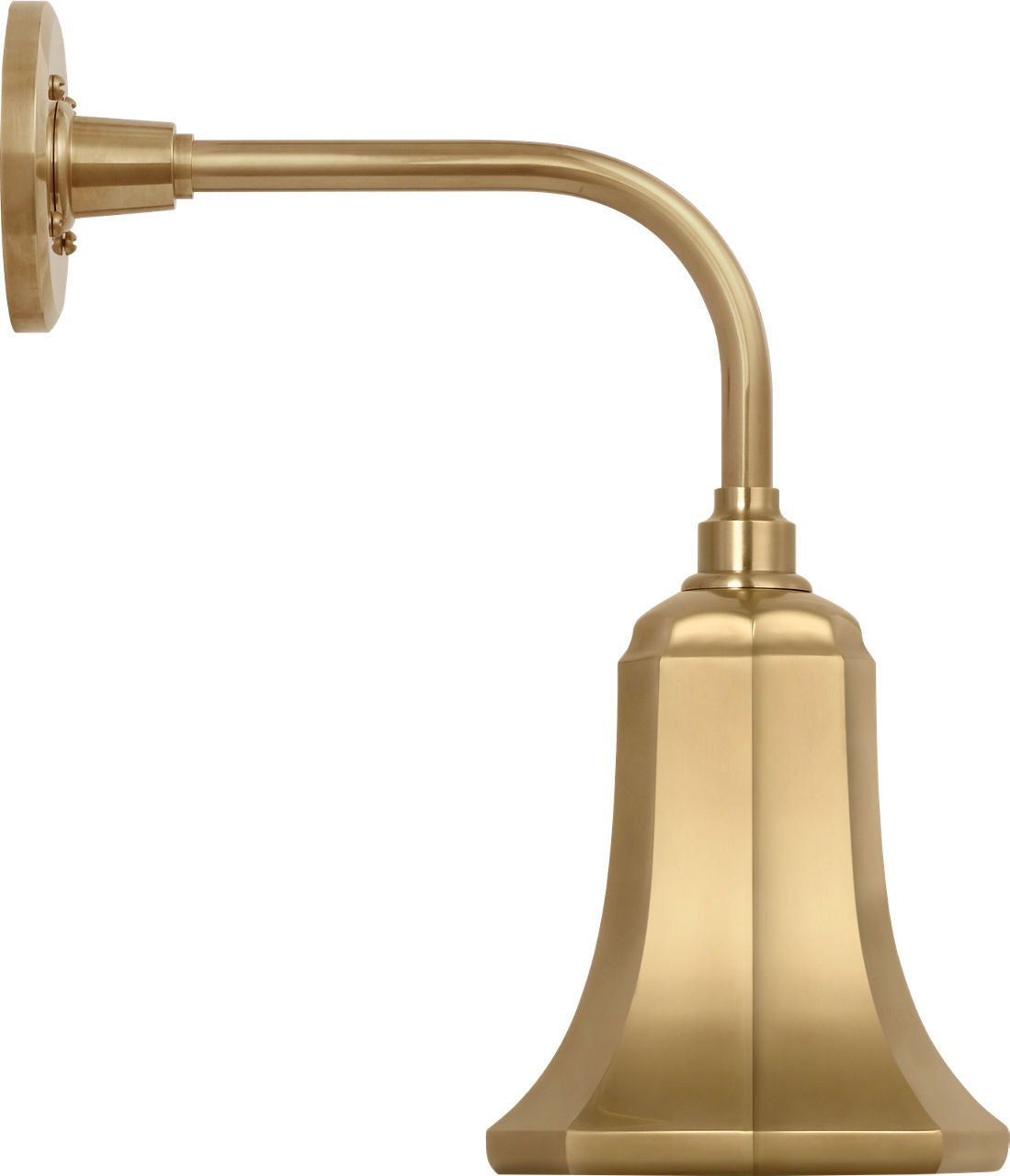 Academy 11" Rex Barn Light | Hand-Rubbed Antique Brass | 7.5 | 7.5" Hand-Rubbed Antique Brass Savannah Shade