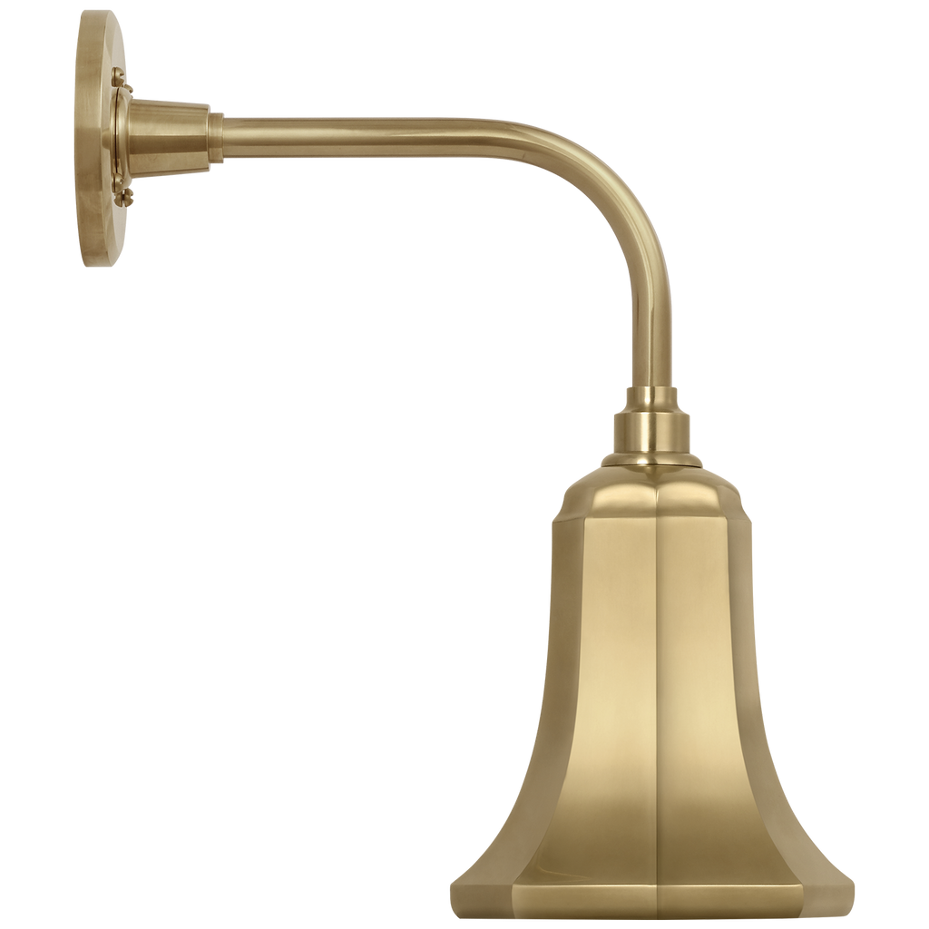 Academy 11" Rex Barn Light | Hand-Rubbed Antique Brass | 7.5 | 7.5" Hand-Rubbed Antique Brass Savannah Shade