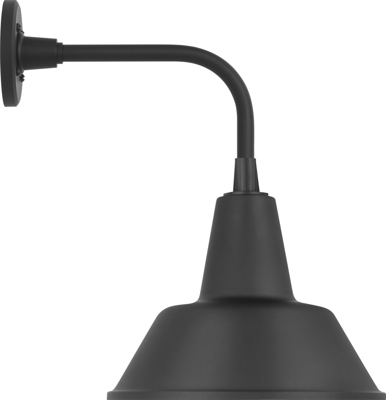 Academy 11" Rex Barn Light | Matte Black | 12.5 | 12.5" Matte Black Bowers Shade