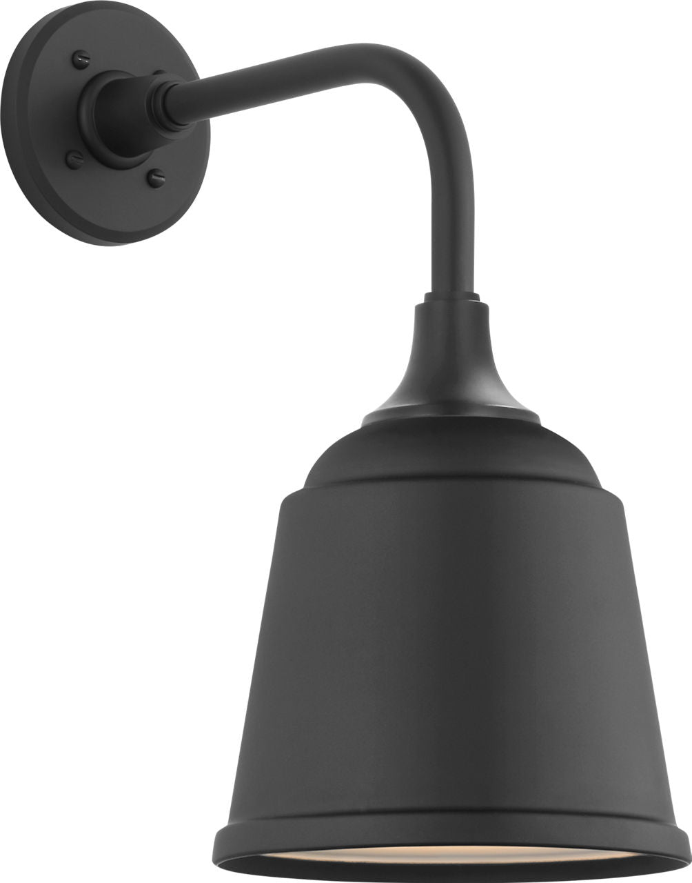 Academy 11" Rex Barn Light | Matte Black | 8 | 8" Matte Black Rockhouse Shade